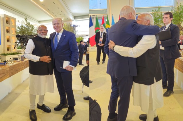 PM Narendra Modi meeting with global leaders at G-7 Summit 2024