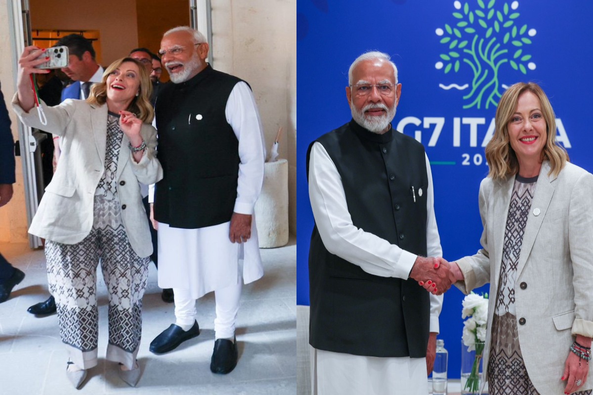 G-7 Meeting 2024: PM मोदी और इटली की प्रधानमंत्री जियोर्जिया मेलोनी की मीटिंग के
बाद सोशल मीडिया पर जबरदस्त ट्रेंड हो रहा #Melodi 