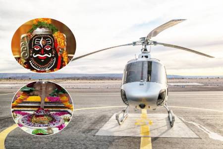 Helicopter service for Mahakal-Omkareshwar Jyotirlinga darshan