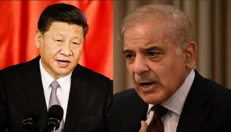 Xi Jinping and Shehbaz Sharif