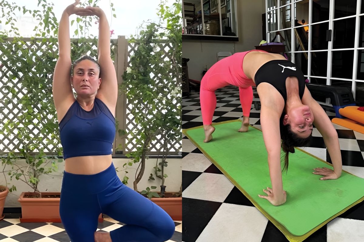 international yoga day kareena kapoor fitness Mantra Is chakrasana