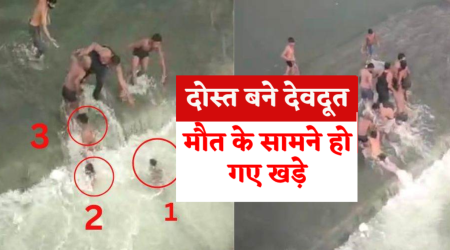 Khargone Veda Pul Friends saved three lives on Khargone Veda bridge
