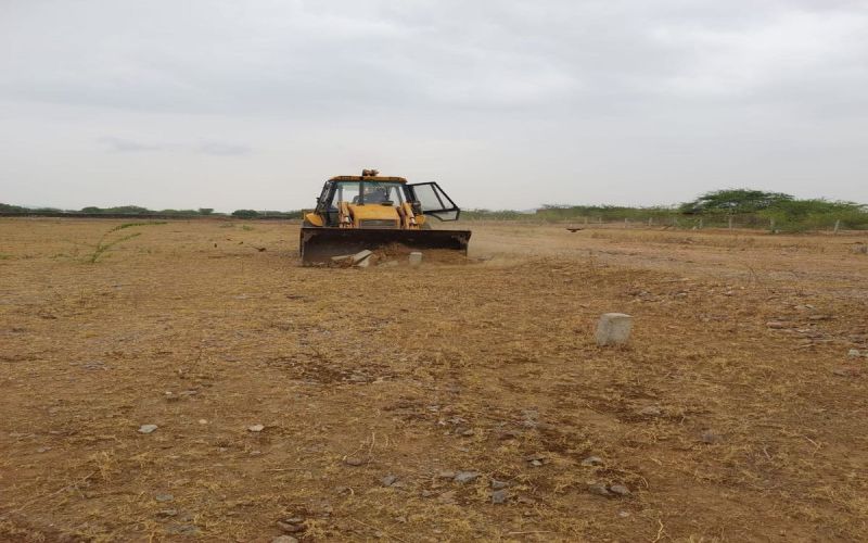 khatedari jameen per polting