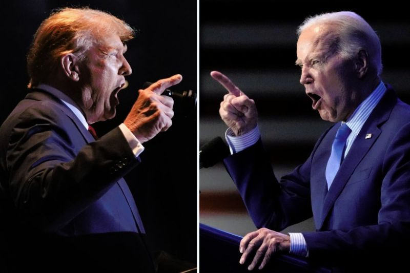 Televised debate between Donald Trump and Joe Biden on June 27