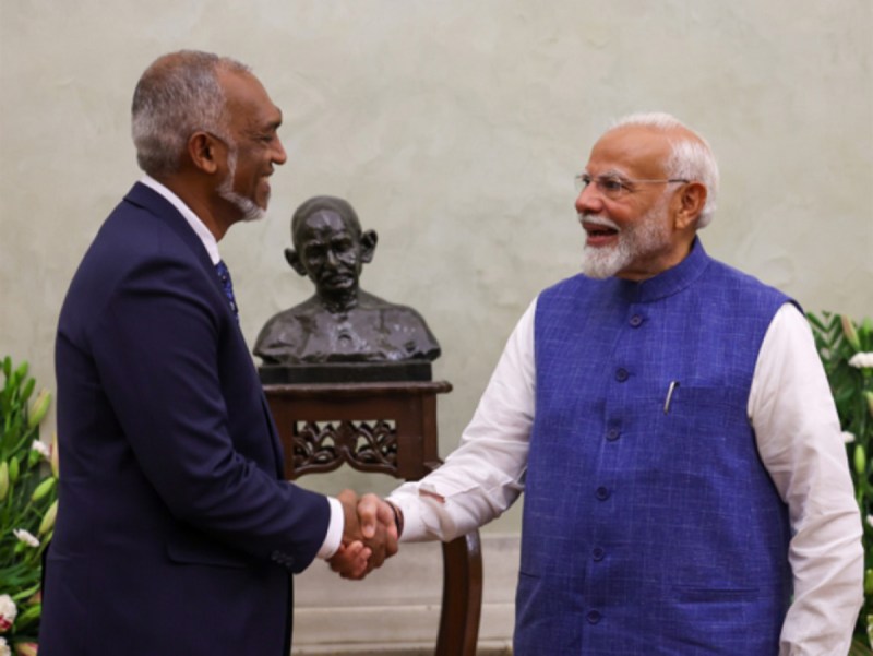PM Narendra Modi and Mohamed Muizzu