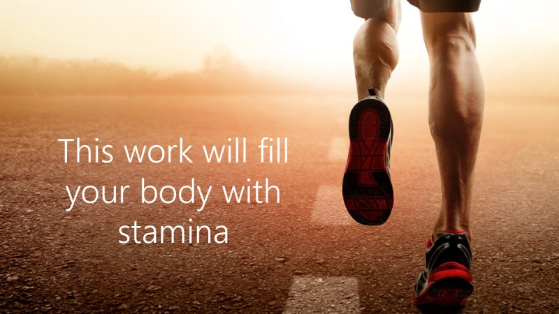 Stamina boosting exercises