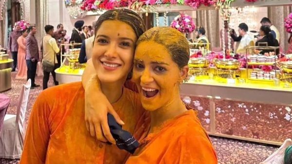 Anant Ambani Radhika Merchant Haldi Ceremony pic