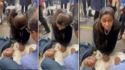 Viral video : दिल्ली एयरपोर्ट पर डॉक्टर ने CPR देकर बुजुर्ग की बचाई जान , 5 मिनट
में मौत के मुंह से खींचा वापस - image