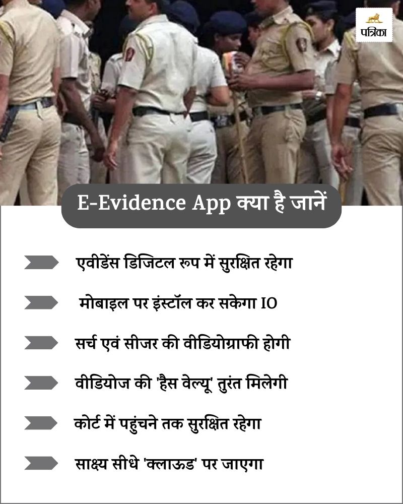 Rajasthan E-Evidence App