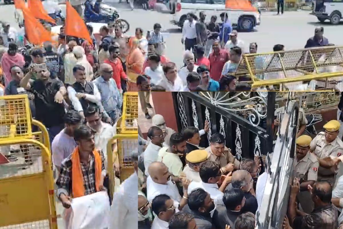 Hindu organizations protest in Rajasthan