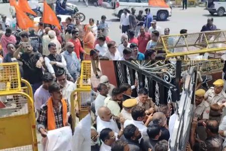 Hindu organizations protest in Rajasthan