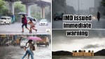 IMD issued immediate warning : अगले 7 दिनों में इन 32 जिलों में होगी मानसून की
मूसलाधार बारिश - image