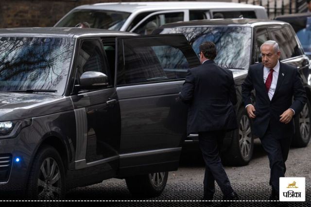 Israeli PM Benjamin Netanyahu car