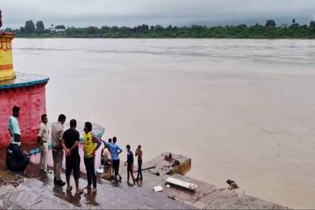 narmada river flood