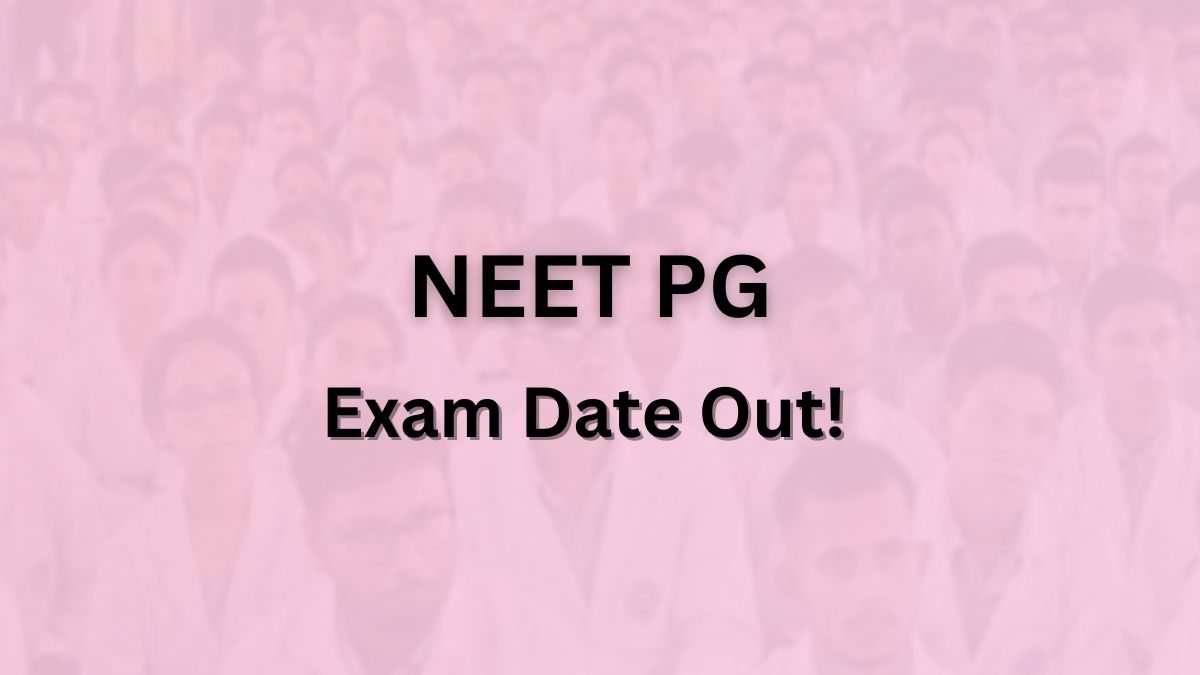 NEET PG Exam Date