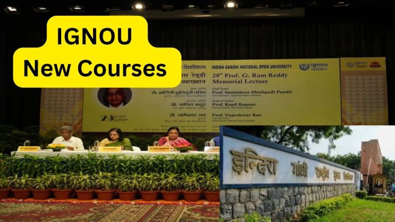 New Courses In IGNOU