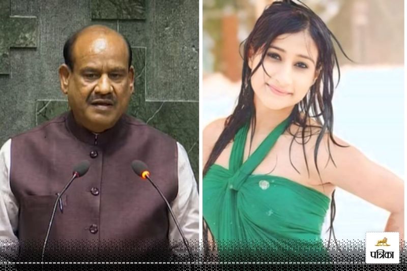 Om Birla and his daughter Anjali Birla