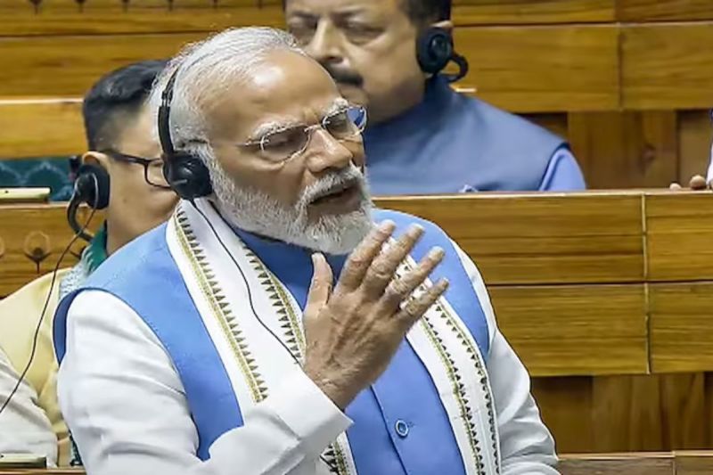 PM modi in lok Sabha speech