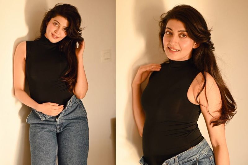 Pranitha Subhash Is Pregnant flaunts baby bump in announcement photos