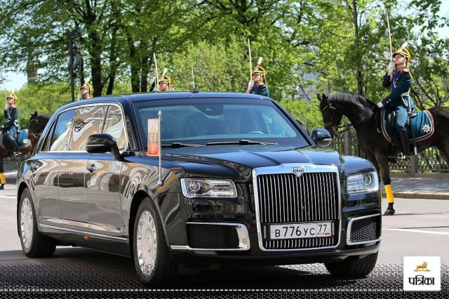 Russian President Vladimir Putin car