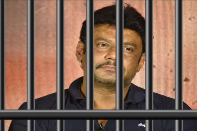 Kannada superstar Darshan In Jail 