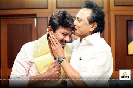 Udhayanidhi Stalin and MK Stalin