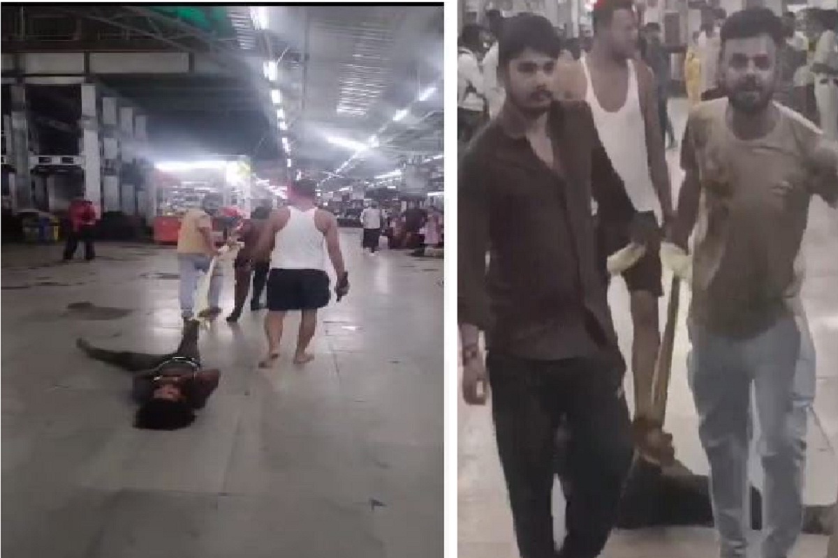Raipur Crime News: रेलवे स्टेशन में बिस्किट चुरा रहा था युवक, 4 लोगों ने धरा फिर
घसीट-घसीट कर मारा, देखें VIDEO