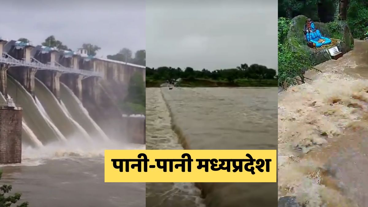 MP Flood: धुआंधार बारिश ने बिगाड़े हालात, कई जिलों पर बाढ़ का संकट