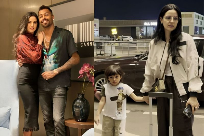 Natasa Stankovic heads for Holidays With son Agastya amid separation rumours with Hardik Pandya