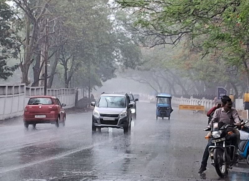 दो दिन में हुई ढाई इंच से ज्यादा बारिश,