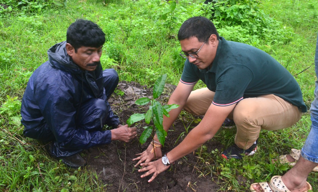 Patrika Harit Abhiyan: नक्सल संवेदनशील क्षेत्र में पत्रिका का पौधरोपण महाभियान,
जंगल अब 4,000 पौधों से होगा आबाद, देखें फोटो