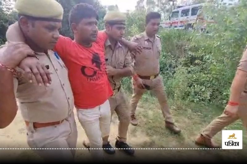 police arrested A criminal carrying a reward of Rs 25,000 in encounter 11 cases were registered against accused