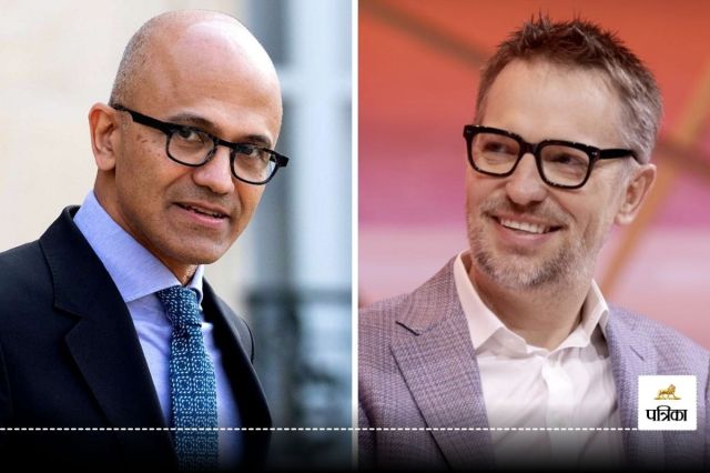 Satya Nadella CEO Microsoft and Ryan Roslansky