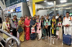 राजस्थान के सरकारी स्कूल की दस होनहार बेटियां शैक्षणिक भ्रमण पर हवाई मार्ग से
गोवा पहुंची, पांच दिन गोवा में रहेंगी - image