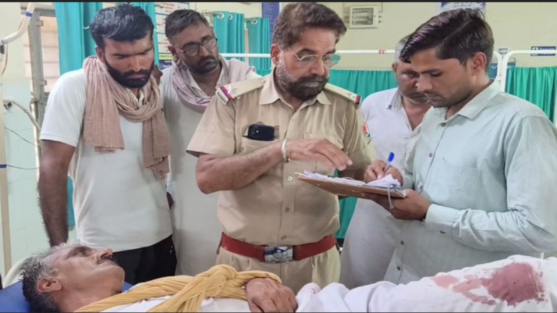 Bullet fired in broad daylight in Suratgarh, young man's hand hit