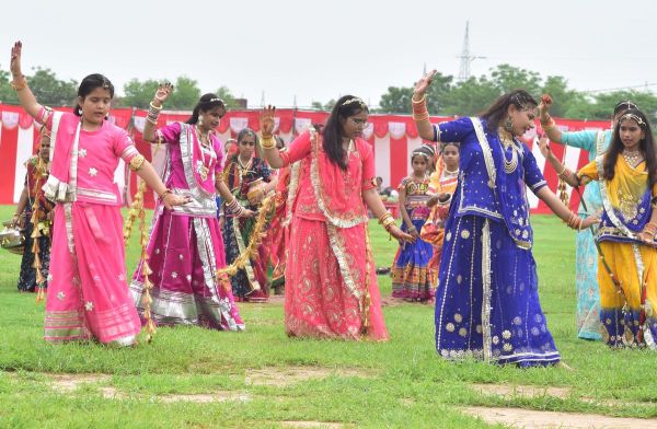 Tricolor hoisted with pride on the festival of independence
