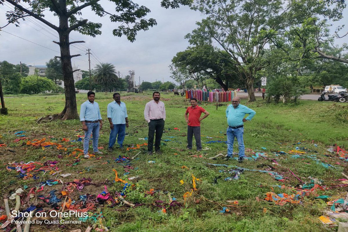 टाउनशिप से बीएसपी ने करोड़ों की जमीन को किया कब्जा से मुक्त