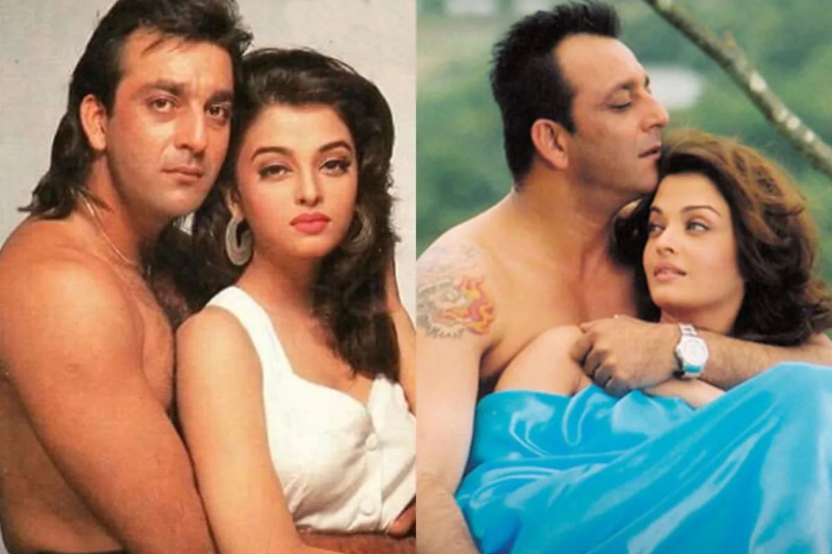 Aishwarya Rai and Sanjay Dutt