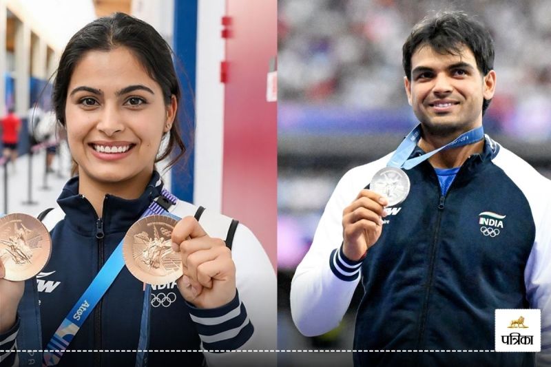 Neeraj Chopra Manu Bhaker