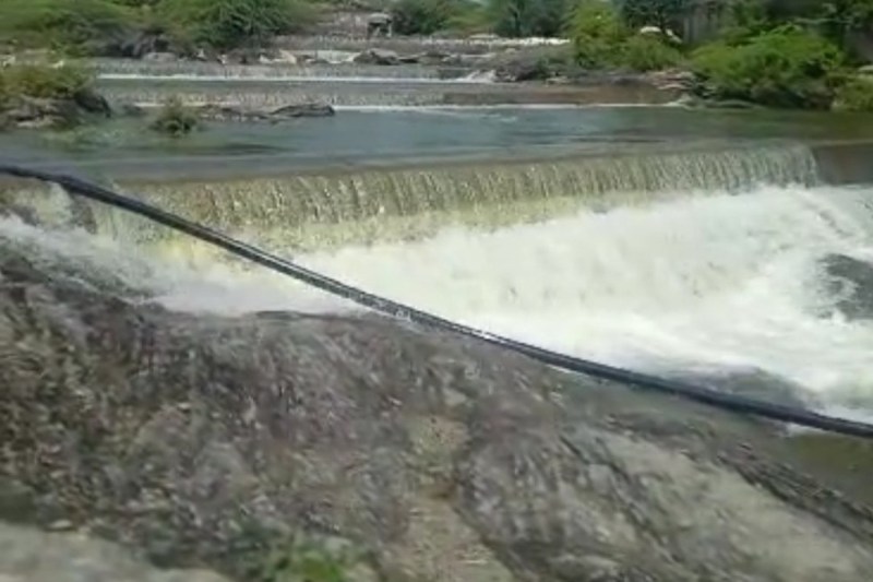 Dam overflows in Rajasthan