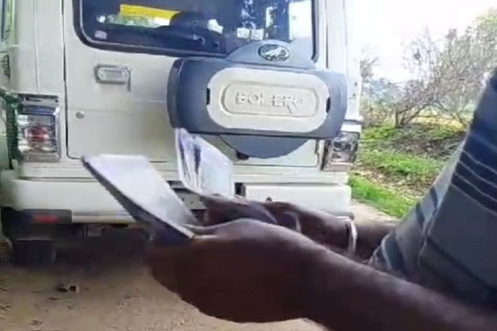 Bribe taking video viral