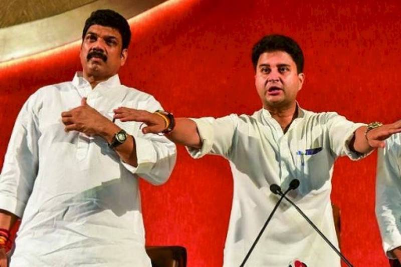 GOVIND SINGH RAJPUT WITH JYOTIRADITYA SCINDIA