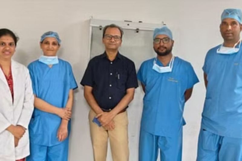 In Uttarakhand, doctors operated on a seven-month-old child and took out the fetus