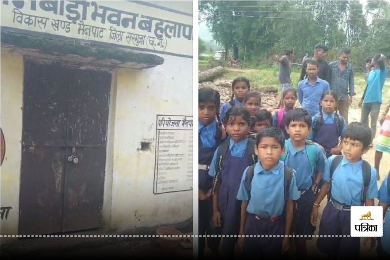 Parents locked school