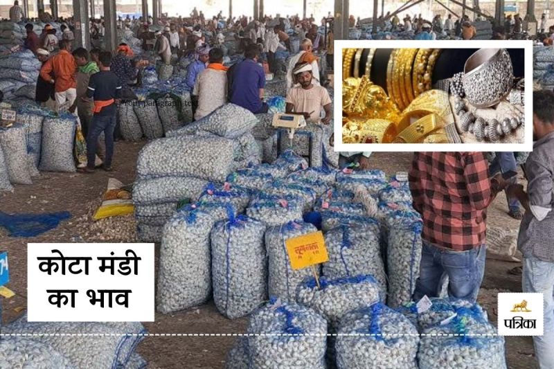 Mandi News Gold and Silver Prices Increased Garlic Prices Fell Drastically know Today Mandi Rate