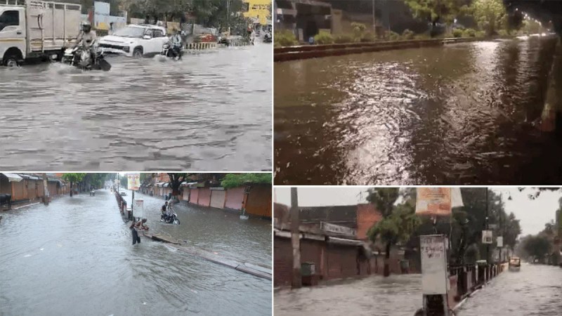 Monsoon Fury Continues in Rajasthan! Heavy rain alert for Ajmer, schools closed in Jaipur