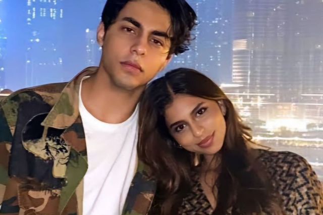 Suhana Khan and Aryan Khan