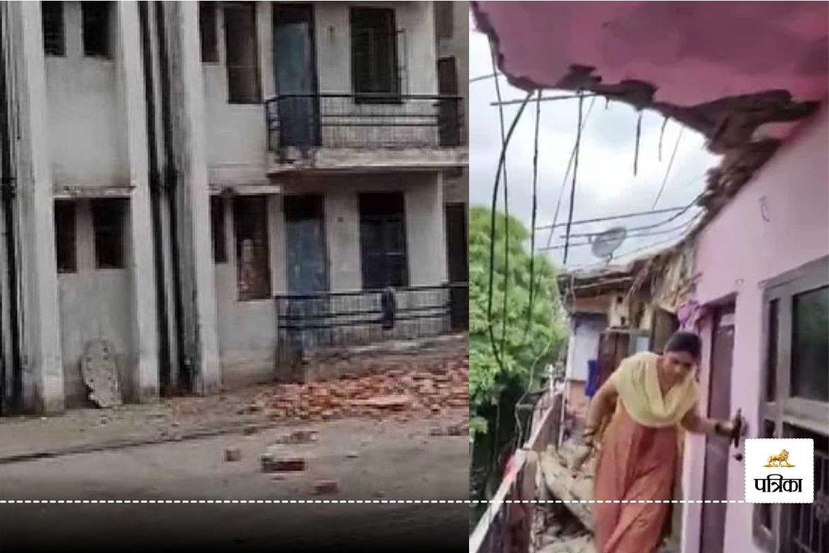 Shramik Kunj's 2nd floor roof collapsed Noida Authority had got the construction done