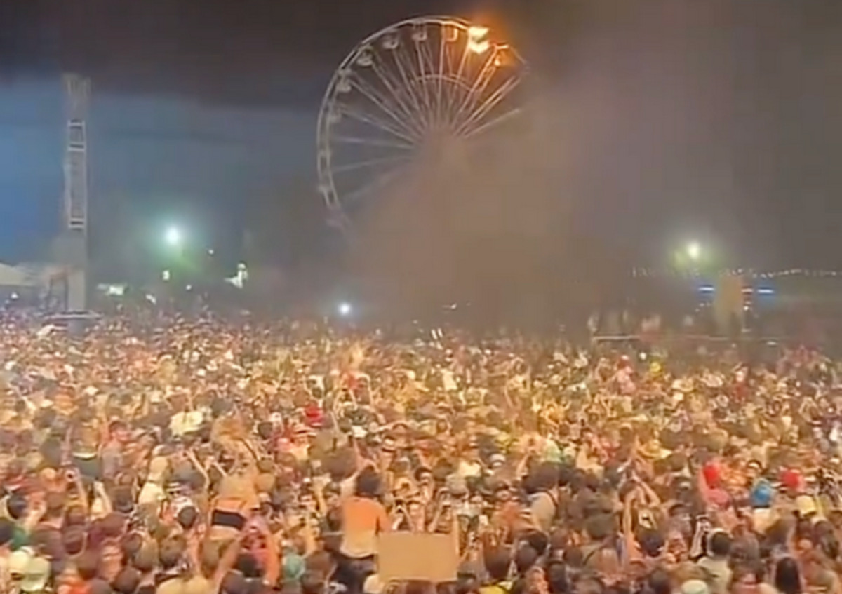 Fire at music festival in Germany