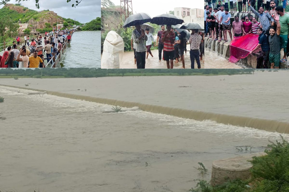 heavy rain in tok rajasthan